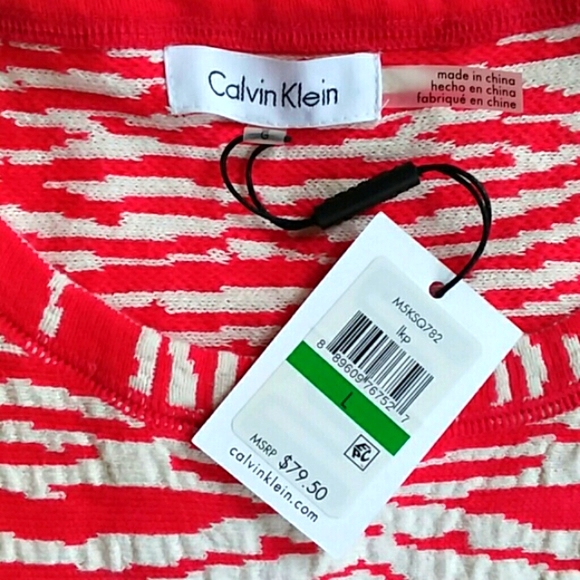 CALVIN KLEIN crew neck top NWT - Picture 4 of 6